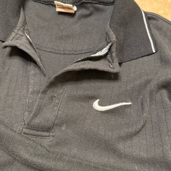 Vintage 1990s Made in USA Nike Polo black shirt size L. 

Fits L-XL - Picture 2 of 6